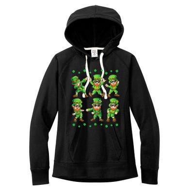 Dancing Leprechauns St Patrick's Day Funny Dance Gift Women's Fleece Hoodie