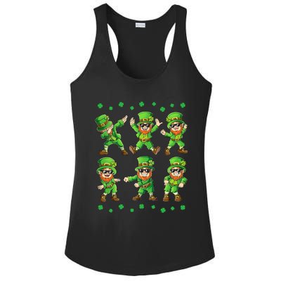 Dancing Leprechauns St Patrick's Day Funny Dance Gift Ladies PosiCharge Competitor Racerback Tank