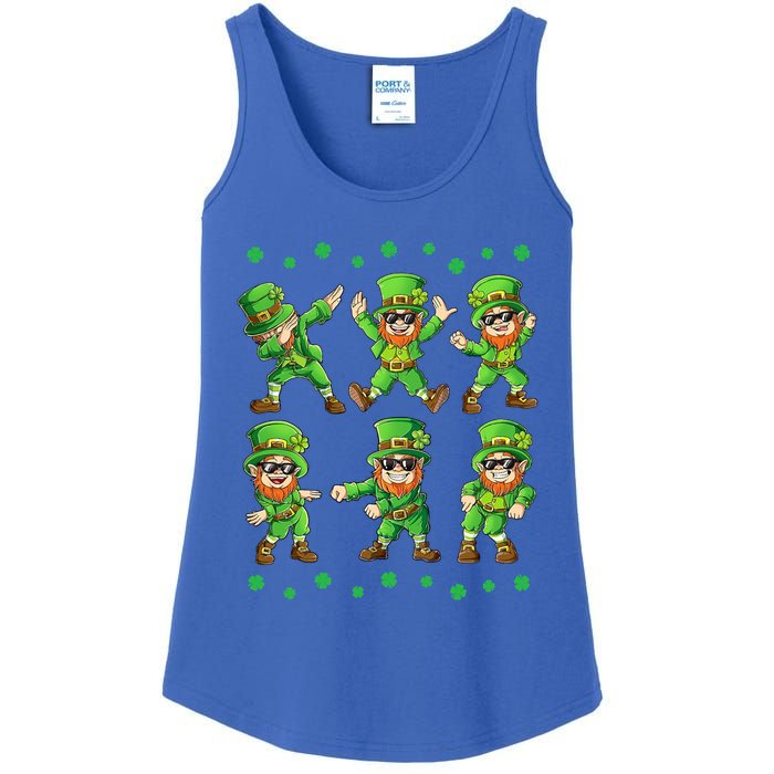 Dancing Leprechauns St Patrick's Day Funny Dance Gift Ladies Essential Tank