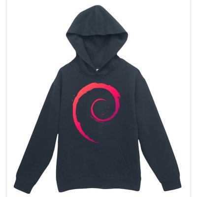 Debian Logo Spiral Minimalist Funny Gift Urban Pullover Hoodie