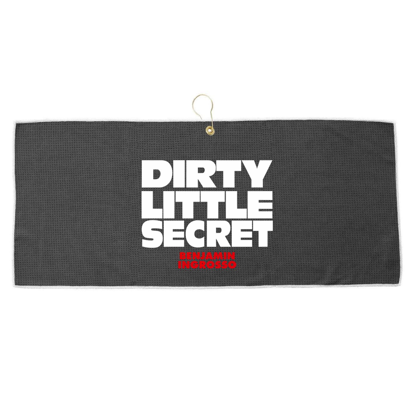 Dirty Little Secret Benjamin Ingrosso Large Microfiber Waffle Golf Towel