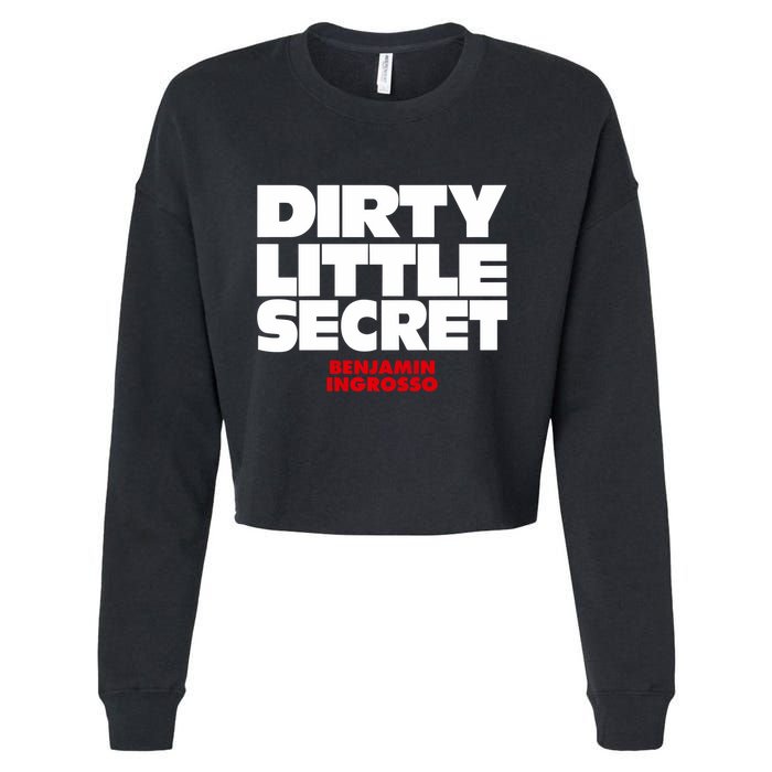 Dirty Little Secret Benjamin Ingrosso Cropped Pullover Crew