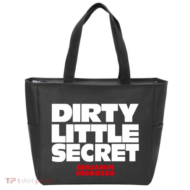 Dirty Little Secret Benjamin Ingrosso Zip Tote Bag