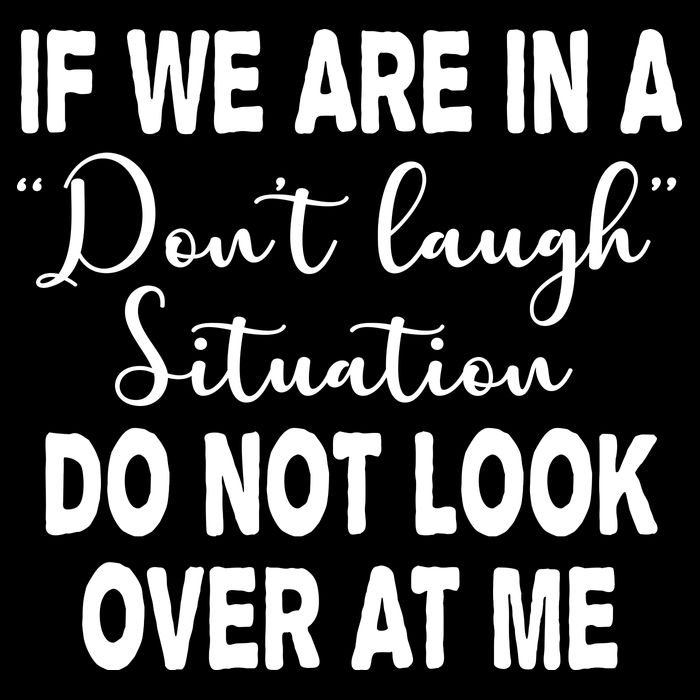 Don't Laugh Situation Do Not Look At Me Funny 16 in Basic Backpack