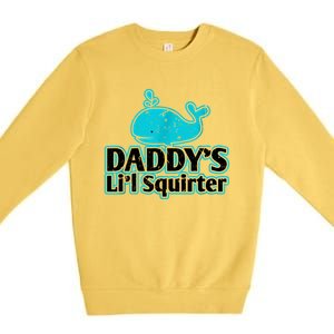 Daddy's Li'l Squirter ABDL DDLG BDSM Sexy Kink Fetish Sub Premium Crewneck Sweatshirt