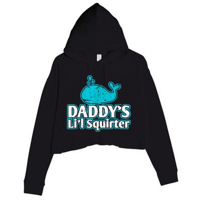 Daddy's Li'l Squirter ABDL DDLG BDSM Sexy Kink Fetish Sub Crop Fleece Hoodie