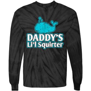 Daddy's Li'l Squirter ABDL DDLG BDSM Sexy Kink Fetish Sub Tie-Dye Long Sleeve Shirt