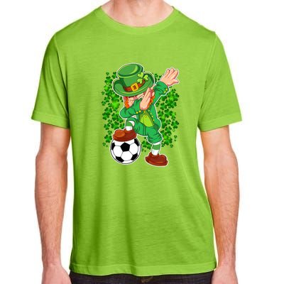 Dabbing Leprechaun Soccer St Patrick's Day Boys Kids Sports Adult ChromaSoft Performance T-Shirt