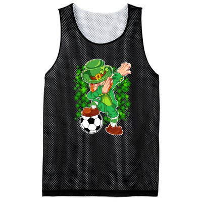 Dabbing Leprechaun Soccer St Patrick's Day Boys Kids Sports Mesh Reversible Basketball Jersey Tank