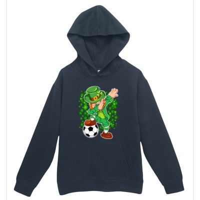 Dabbing Leprechaun Soccer St Patrick's Day Boys Kids Sports Urban Pullover Hoodie