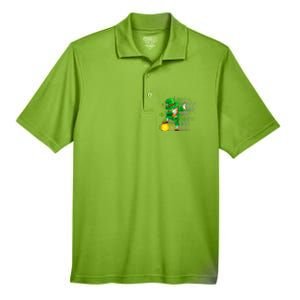 Dabbing Leprechaun St Patricks Day Boys Kids Men Dab Men's Origin Performance Pique Polo