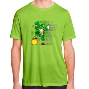 Dabbing Leprechaun St Patricks Day Boys Kids Men Dab Adult ChromaSoft Performance T-Shirt