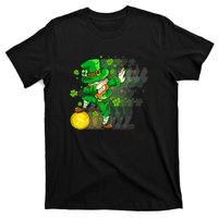 Dabbing Leprechaun St Patricks Day Boys Kids Men Dab T-Shirt