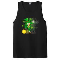 Dabbing Leprechaun St Patricks Day Boys Kids Men Dab PosiCharge Competitor Tank