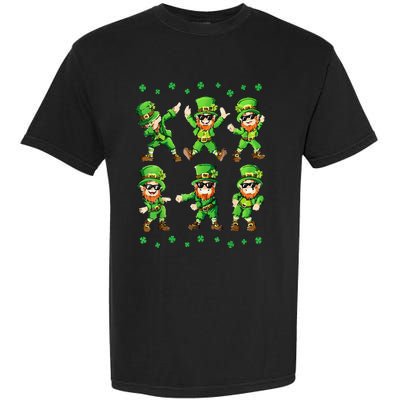 Dancing Leprechauns St Patrick's Day Dabbing Garment-Dyed Heavyweight T-Shirt