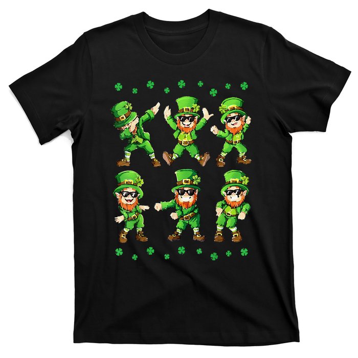 Dancing Leprechauns St Patrick's Day Dabbing T-Shirt