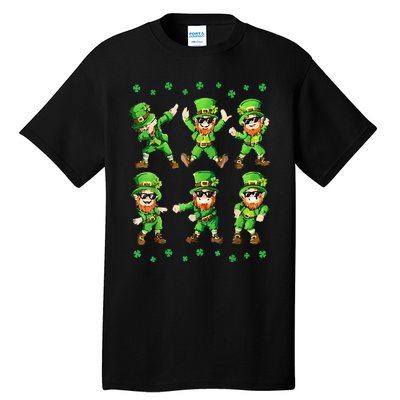 Dancing Leprechauns St Patrick's Day Dabbing Tall T-Shirt