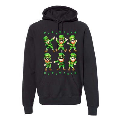 Dancing Leprechauns St Patrick's Day Dabbing Premium Hoodie