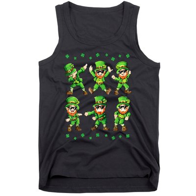 Dancing Leprechauns St Patrick's Day Dabbing Tank Top