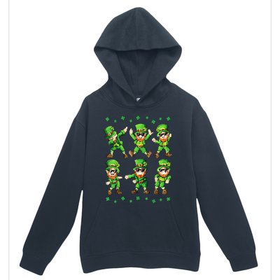 Dancing Leprechauns St Patrick's Day Dabbing Urban Pullover Hoodie