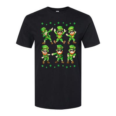 Dancing Leprechauns St Patrick's Day Dabbing Softstyle CVC T-Shirt