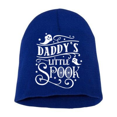 Daddys Little Spook Funny Halloween Great Gift Short Acrylic Beanie