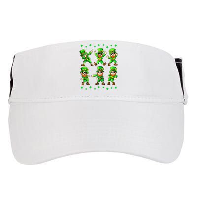 Dancing Leprechauns St Patricks Day Boy Girl Dabbing Adult Drive Performance Visor