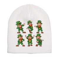 Dancing Leprechauns St Patricks Day Funny Boy Girl Short Acrylic Beanie