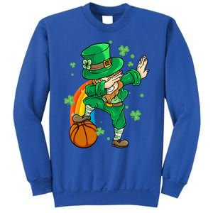 Dabbing Leprechaun St Patricks Day Basketball Cool Gift Sweatshirt