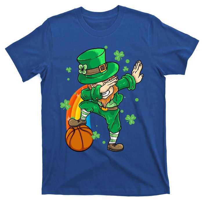 Dabbing Leprechaun St Patricks Day Basketball Cool Gift T-Shirt