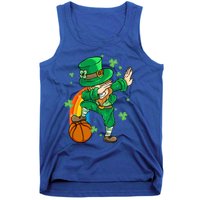 Dabbing Leprechaun St Patricks Day Basketball Cool Gift Tank Top