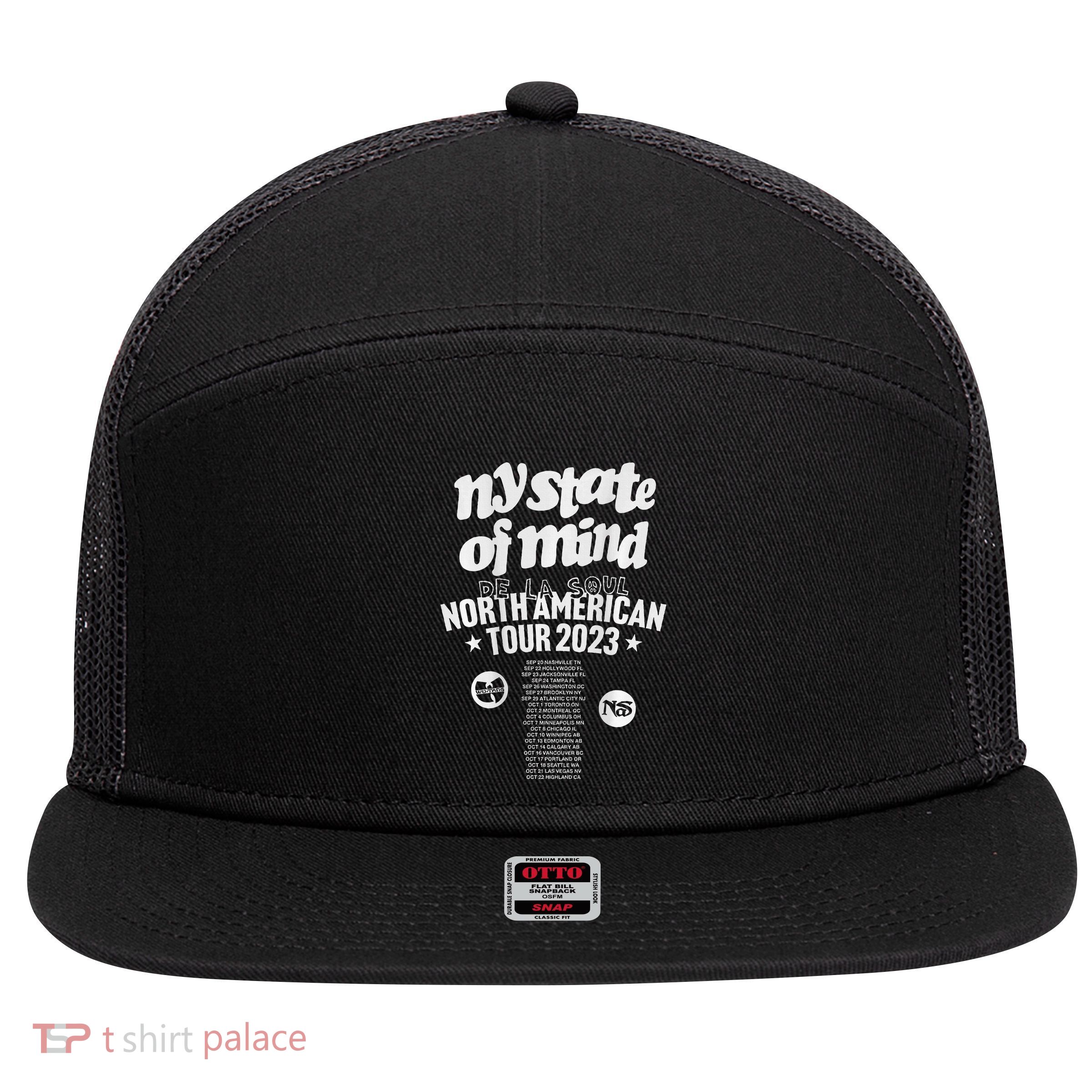 De La Soul Ny State Of Mind 7 Panel Mesh Trucker Snapback Hat