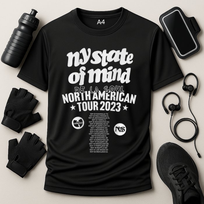 De La Soul Ny State Of Mind Cooling Performance Crew T-Shirt