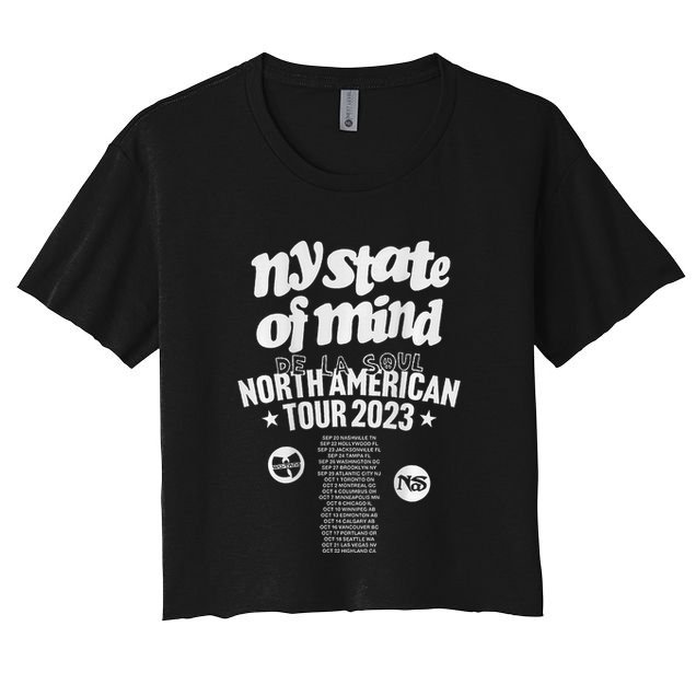 De La Soul Ny State Of Mind Crop Top