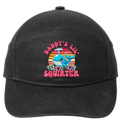 DaddyS Lil Squirter Funny Inappropriate Embarrassing Women 7-Panel Snapback Hat
