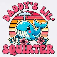 DaddyS Lil Squirter Funny Inappropriate Embarrassing Women Cooling Performance Crew T-Shirt