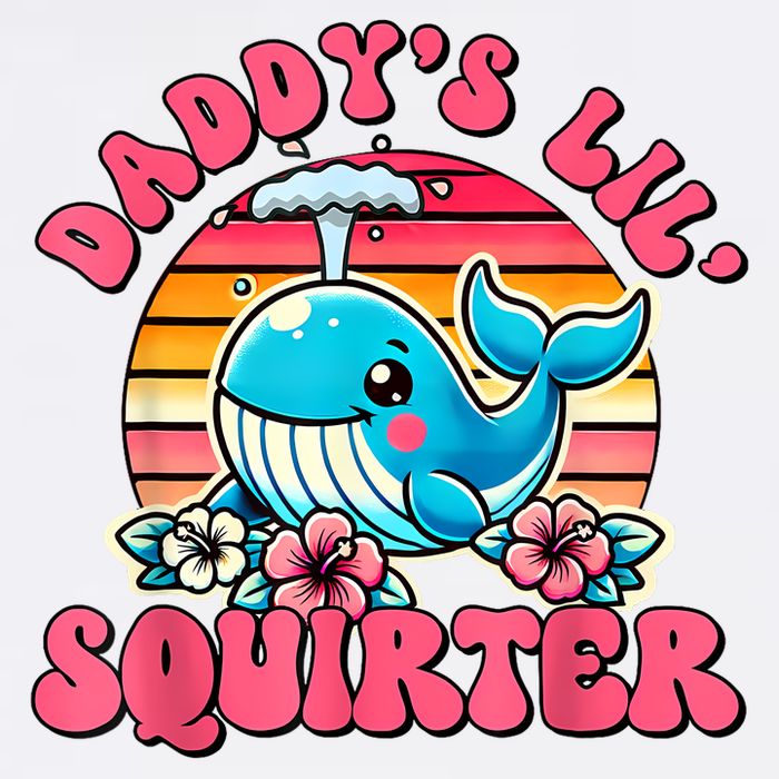 DaddyS Lil Squirter Funny Inappropriate Embarrassing Women Cooling Performance Crew T-Shirt