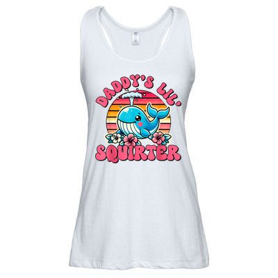 DaddyS Lil Squirter Funny Inappropriate Embarrassing Women Ladies Essential Flowy Tank