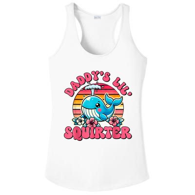 DaddyS Lil Squirter Funny Inappropriate Embarrassing Women Ladies PosiCharge Competitor Racerback Tank