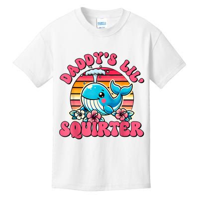 DaddyS Lil Squirter Funny Inappropriate Embarrassing Women Kids T-Shirt