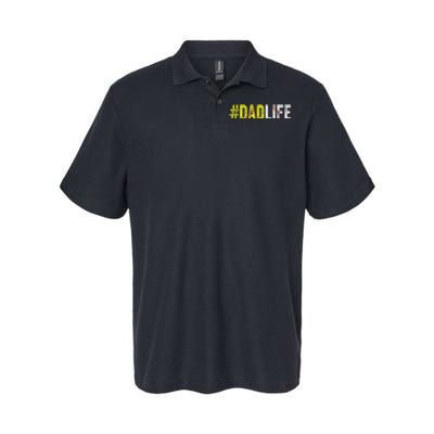 Dad Life Softball Daddy Baseball Sports Lover Fathers Day Softstyle Adult Sport Polo