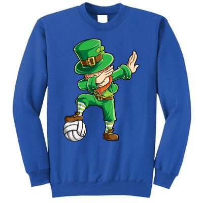 Dabbing Leprechaun St Patricks Day Volleyball Dab Gift Sweatshirt