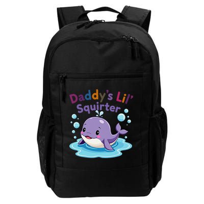 DaddyS Lil Squirter Inappropriate Funny Embarrassing Women Backpack