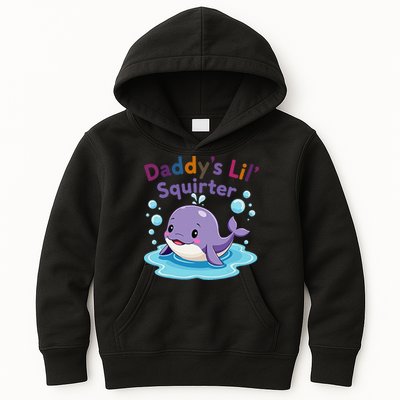 DaddyS Lil Squirter Inappropriate Funny Embarrassing Women Kids Hoodie