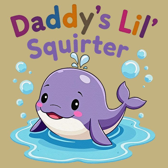 DaddyS Lil Squirter Inappropriate Funny Embarrassing Women Cooling Performance Crew T-Shirt