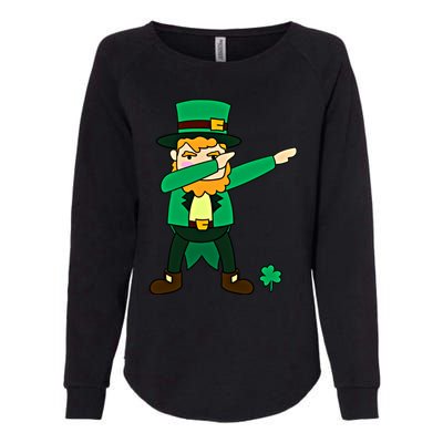 Dabbing Leprechaun St Patricks Day Dab Dance Gift Womens California Wash Sweatshirt