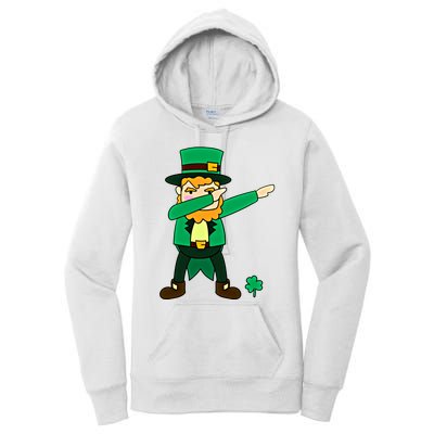 Dabbing Leprechaun St Patricks Day Dab Dance Gift Women's Pullover Hoodie