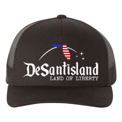 DeSantisLand Land State of Liberty Florida Map Patriotic Yupoong Adult 5-Panel Trucker Hat