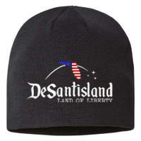 DeSantisLand Land State of Liberty Florida Map Patriotic Sustainable Beanie