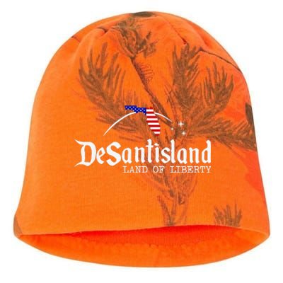 DeSantisLand Land State of Liberty Florida Map Patriotic Kati - Camo Knit Beanie